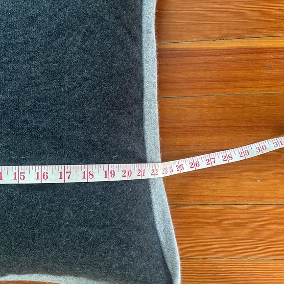 Williams-Sonoma Home 100% cashmere pillow cover with down insert- 20” x 20” - Picture 2 of 8